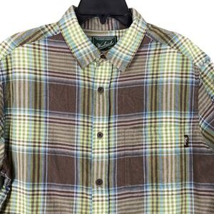 Woolrich Shirt Mens L Plaid Outdoor‎ Hiking Adventurecore Vintage Y2K Cabincore